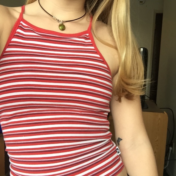 🍒 Vintage A&F Striped Halter XS - Picture 5 of 5